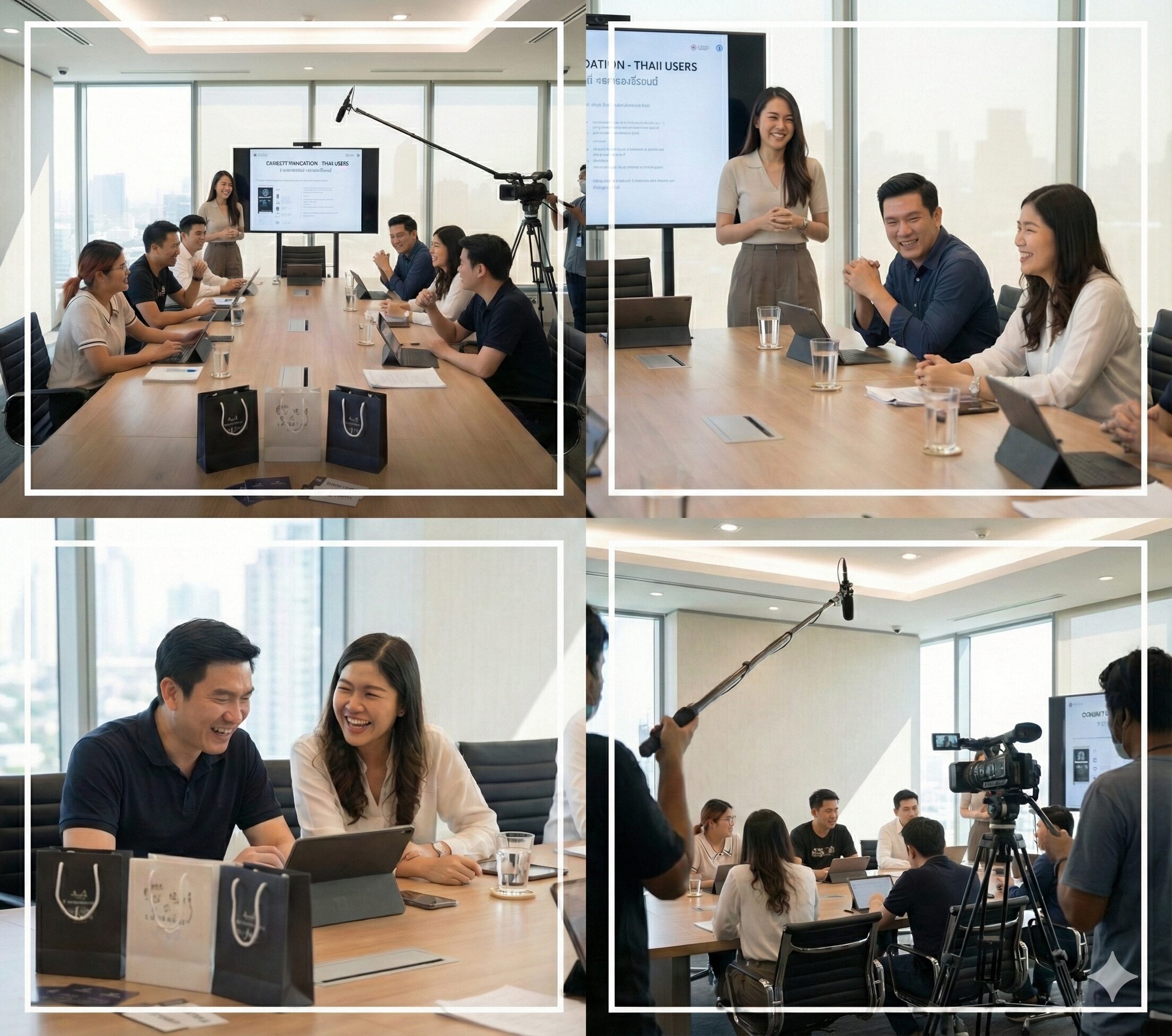 User testing with Thai customers.