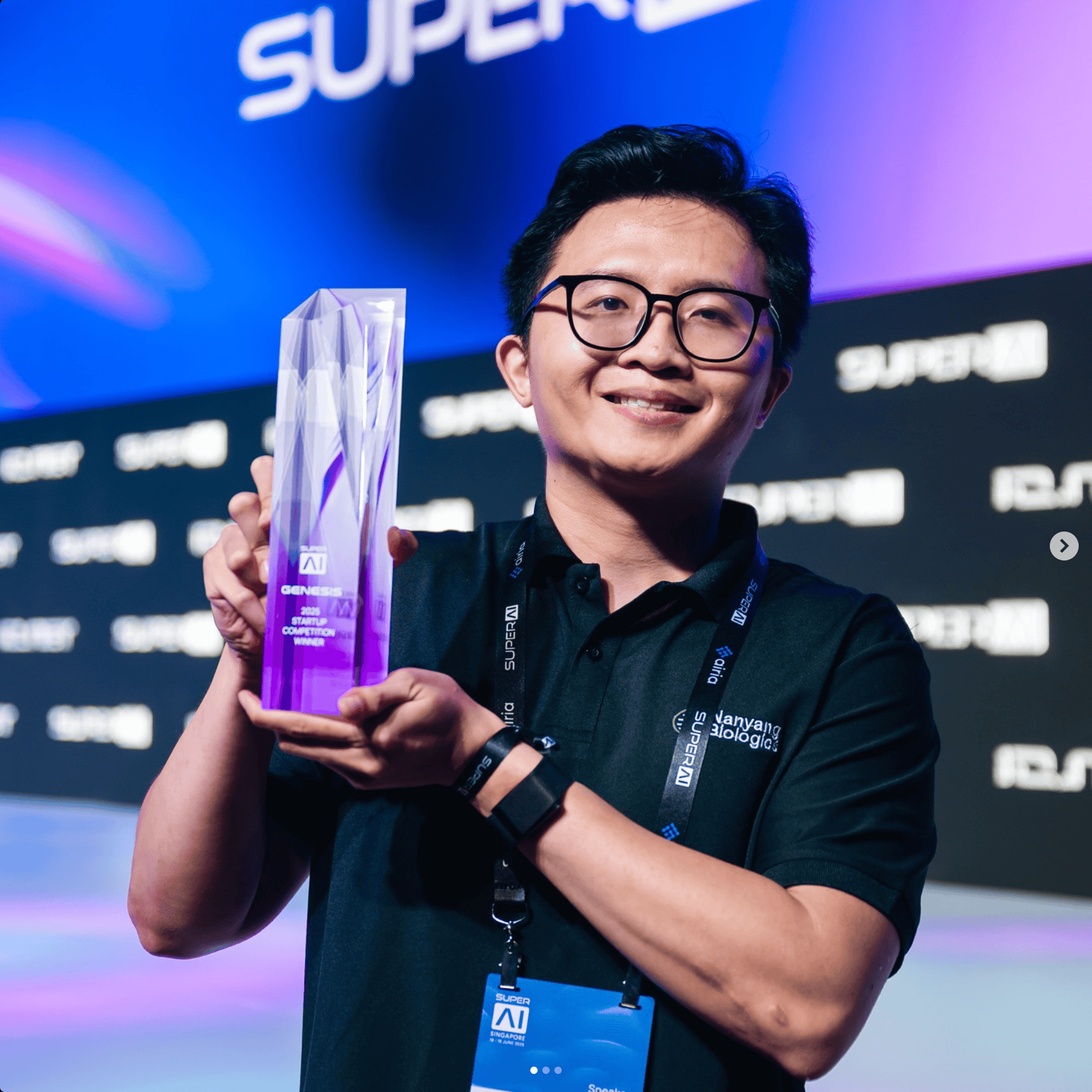 Genesis sub-brand: A specialized visual system for the event's startup competition.